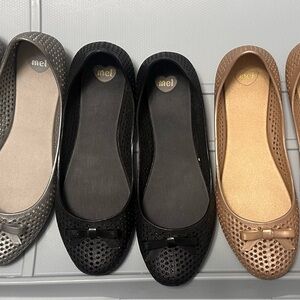 Women's Ballet Flats - Black, Gray, Golf
